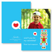 Noteworthy Collections - Valentine's Day Photo Cards (Robot Photo Valentine) (DGV-623)